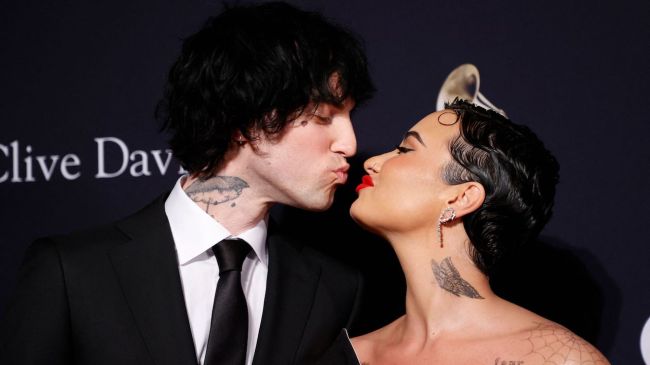 Jordan Lutes and Demi Lovato