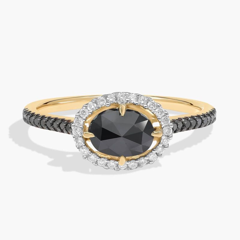 27 Black Wedding Rings Perfect for October Brides