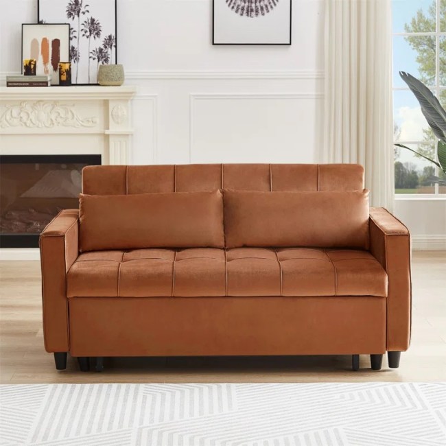 A light brown couch