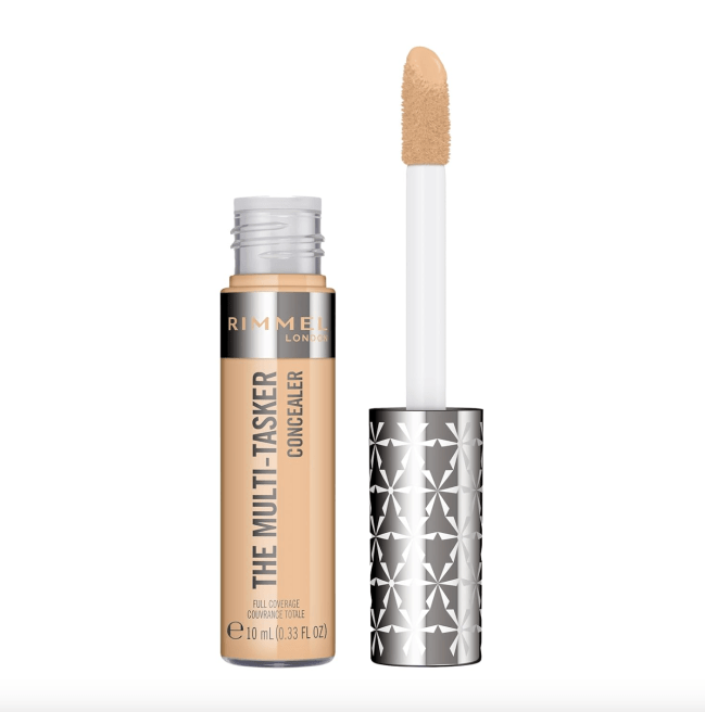 Rimmel London Multi-Tasker Concealer in a clear tube.