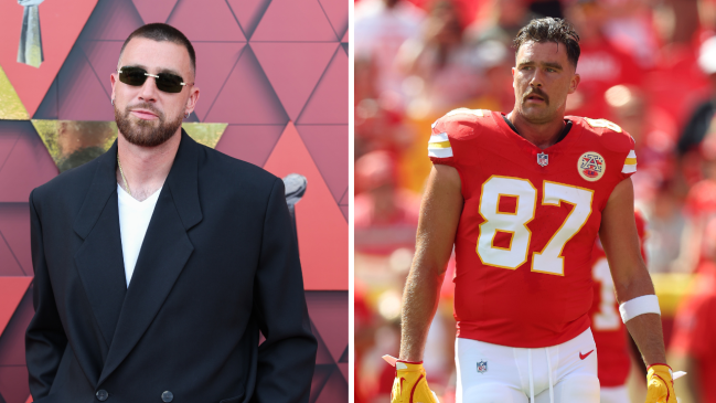 Travis Kelce Kansas City Chiefs Super Bowl ring ceremony