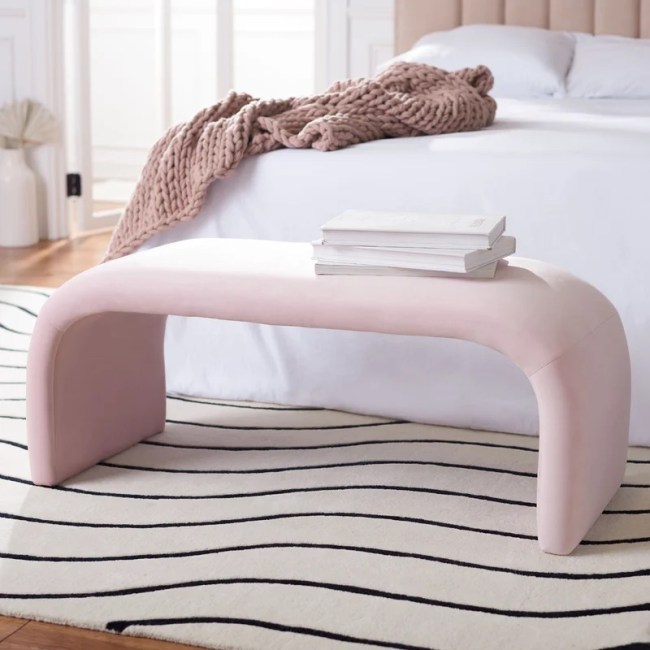 A light pink couch