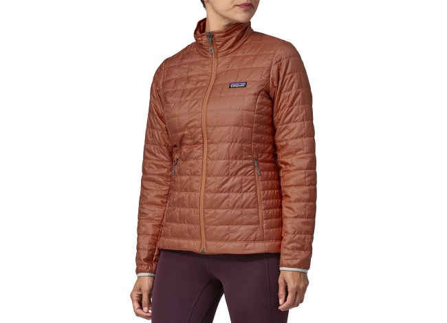 Nano Puff Insulated Jacket in burl red