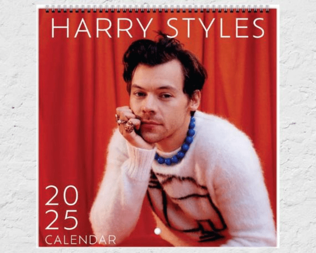 2025 Harry Styles Wall Calendar