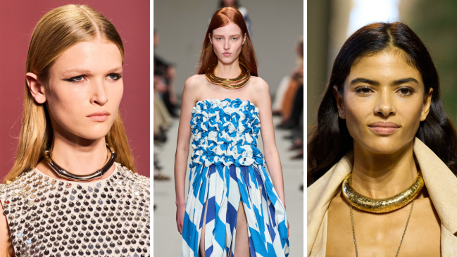 gucci, missoni, elie saab necklaces spring/summer 2025 runways