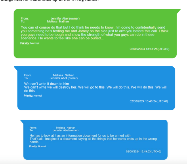 text from Blake Lively v. Wayfarer Studios