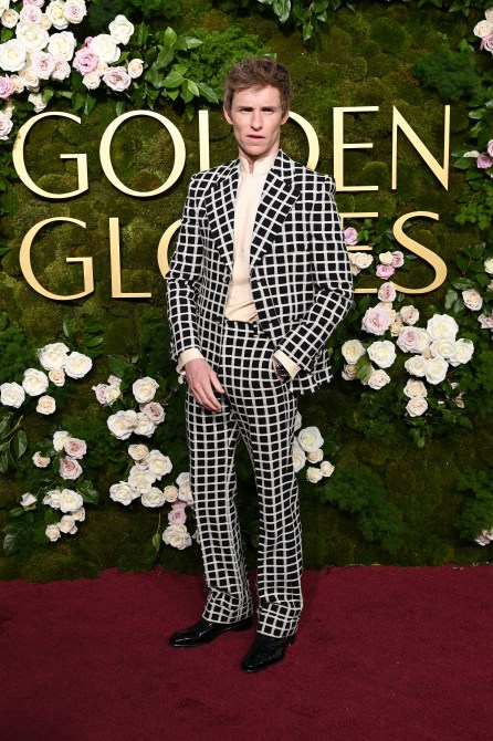 Eddie Redmayne during the 82nd Annual Golden Globes held at The Beverly Hilton on January 05, 2025 in Beverly Hills, California.