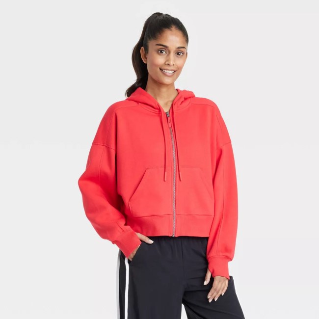 JoyLab Fleece Full-Zip Hooded Sweatshirt