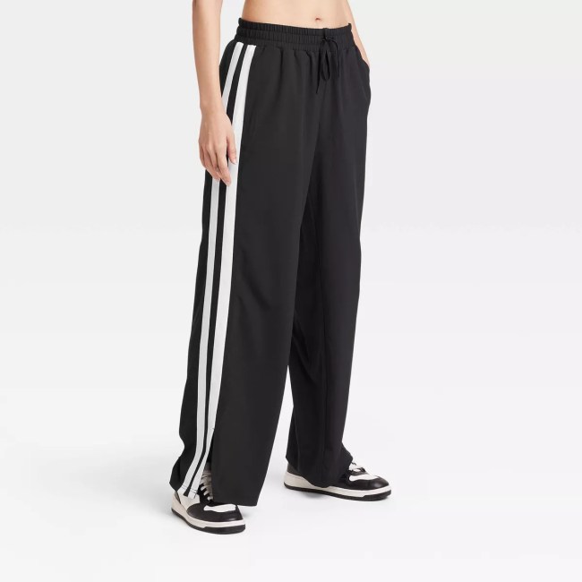 JoyLab Piped Mid-Rise Track Pants