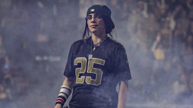 Inglewood, CA - December 15:  Billie Eilish performs at the Kia Forum on Sunday, Dec. 15, 2024 in Inglewood, CA.