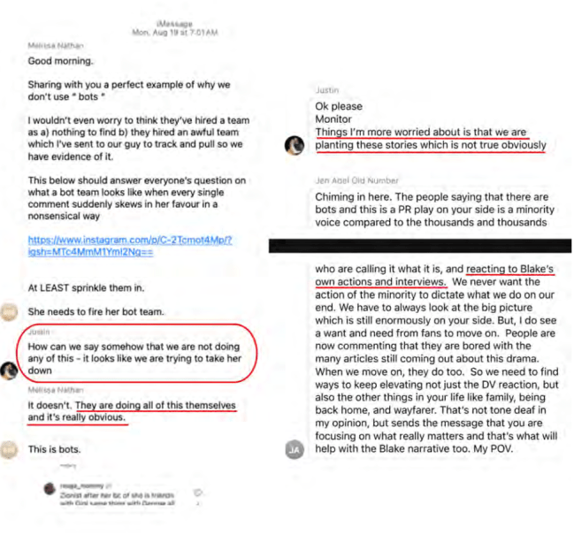 Justin Baldoni Texts