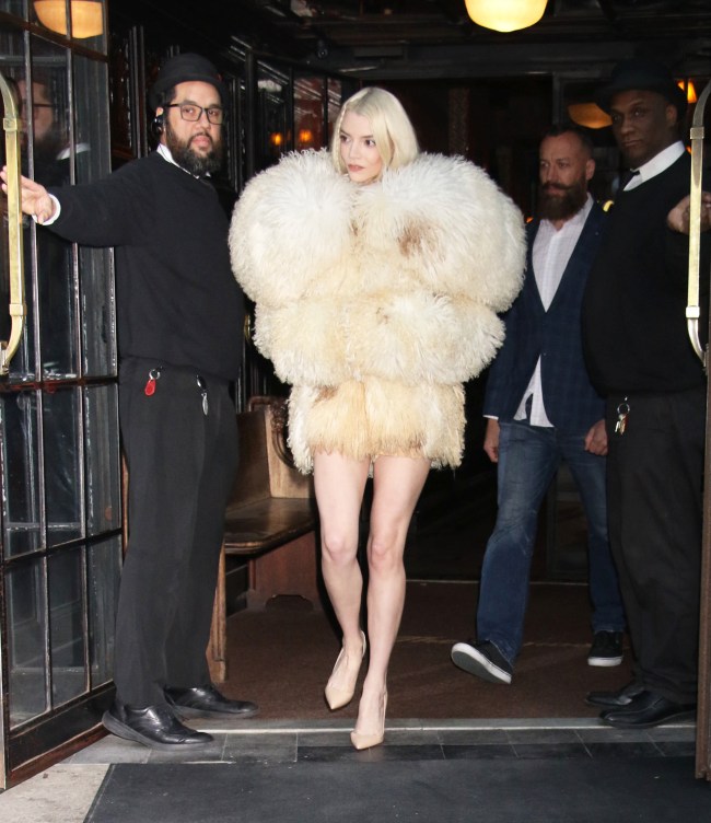 Anya Taylor-Joy is seen on February 04, 2025 in New York City.