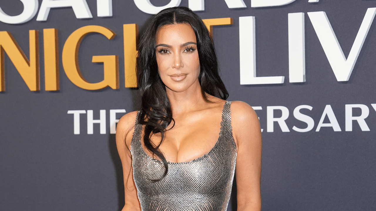 Kim Kardashian at SNL50: The Anniversary Special at 30 Rockefeller Plaza on February 16, 2025 in New York, New York.