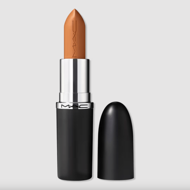 Mac Macximal Sleek Satin Lipstick in Call It Cozy.