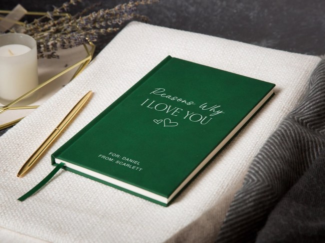 A notebook on a couch