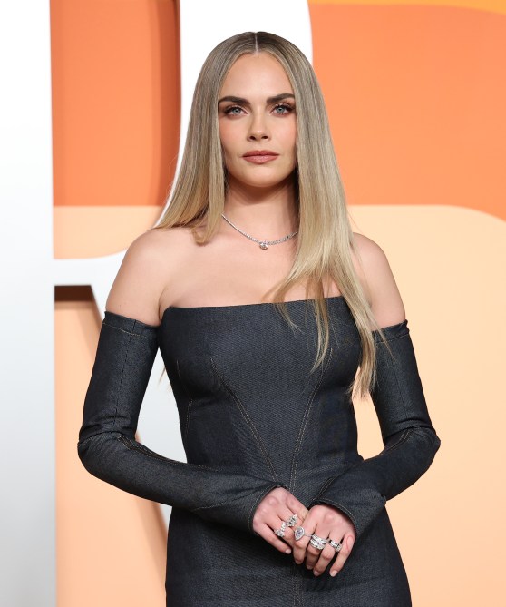 Cara Delevingne at the 2025 Vanity Fair Oscar Party Hosted By Radhika Jones held at Wallis Annenberg Center for the Performing Arts on March 02, 2025 in Beverly Hills, California.