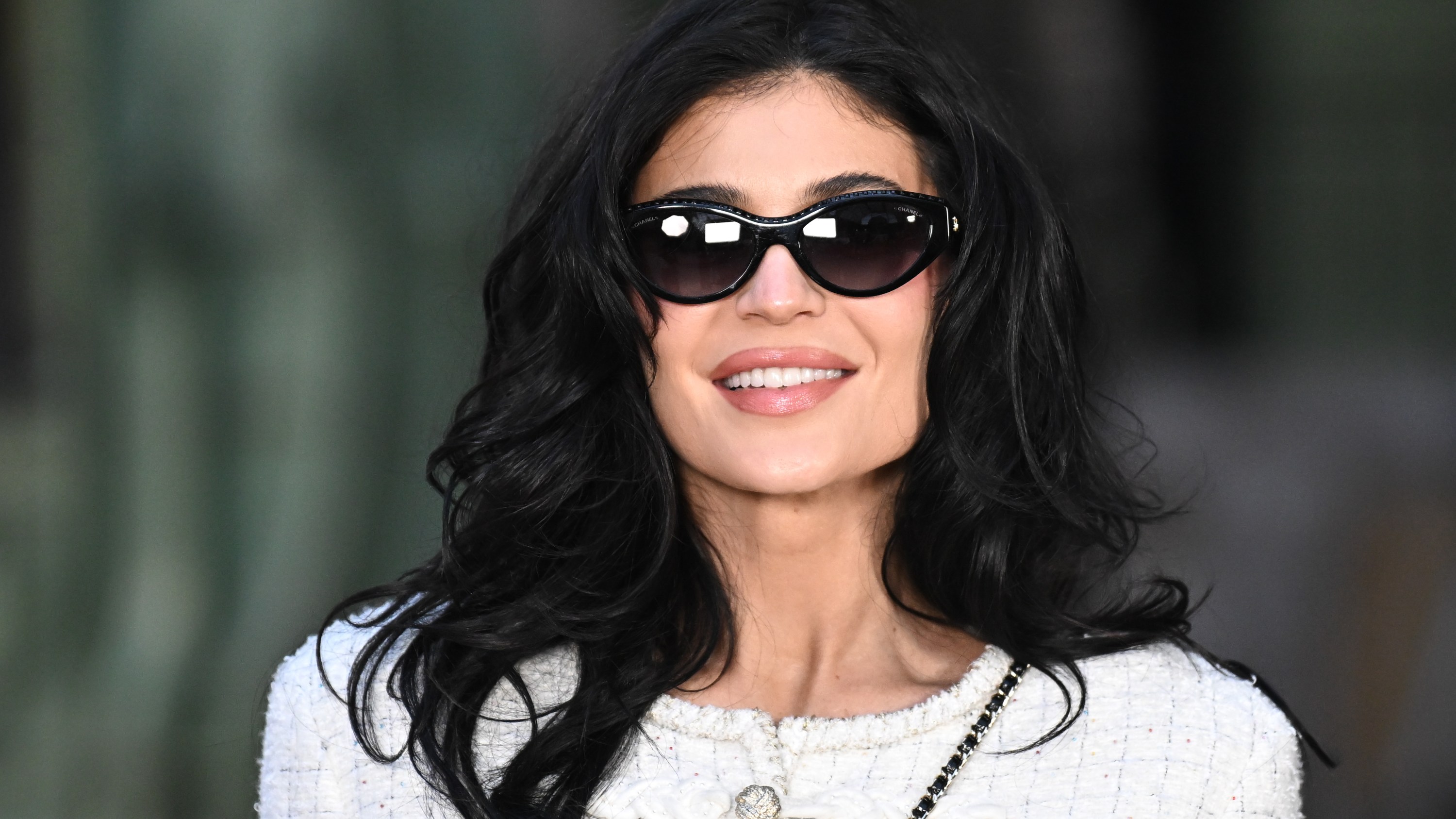 Kylie Jenner attends the Chanel Haute Couture Spring-Summer 2025 show as part of Paris Fashion Week on January 28, 2025 in Paris, France.