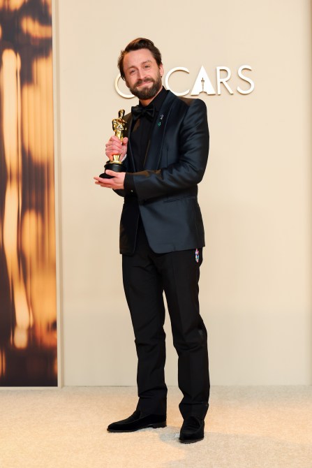 Kieran Culkin at the 2025 Oscars.