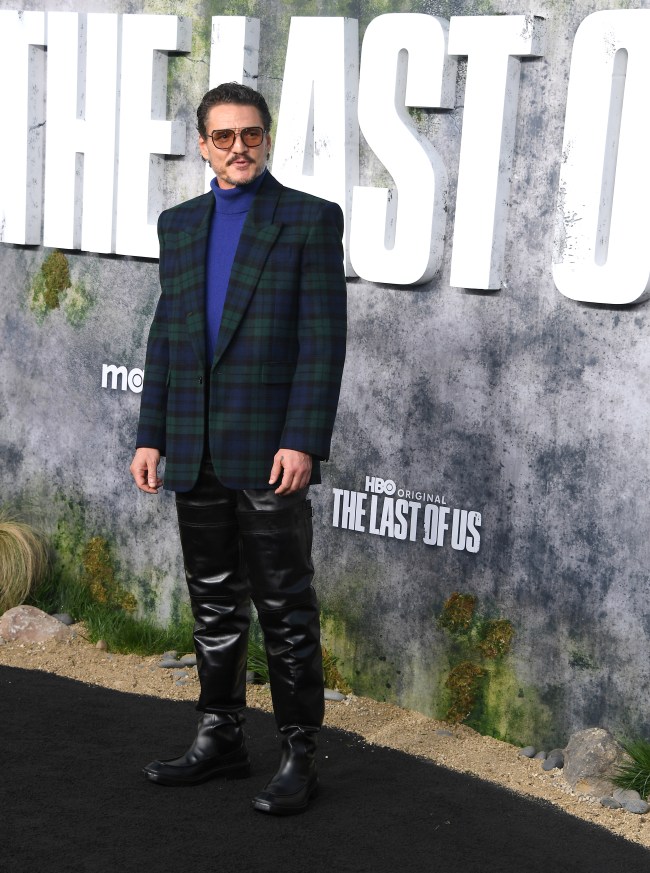 Pedro Pascal arrives at the Los Angeles Premiere Of HBO Original Series "The Last Of Us" Season 2 at TCL Chinese Theater on March 24, 2025 in Hollywood, California.