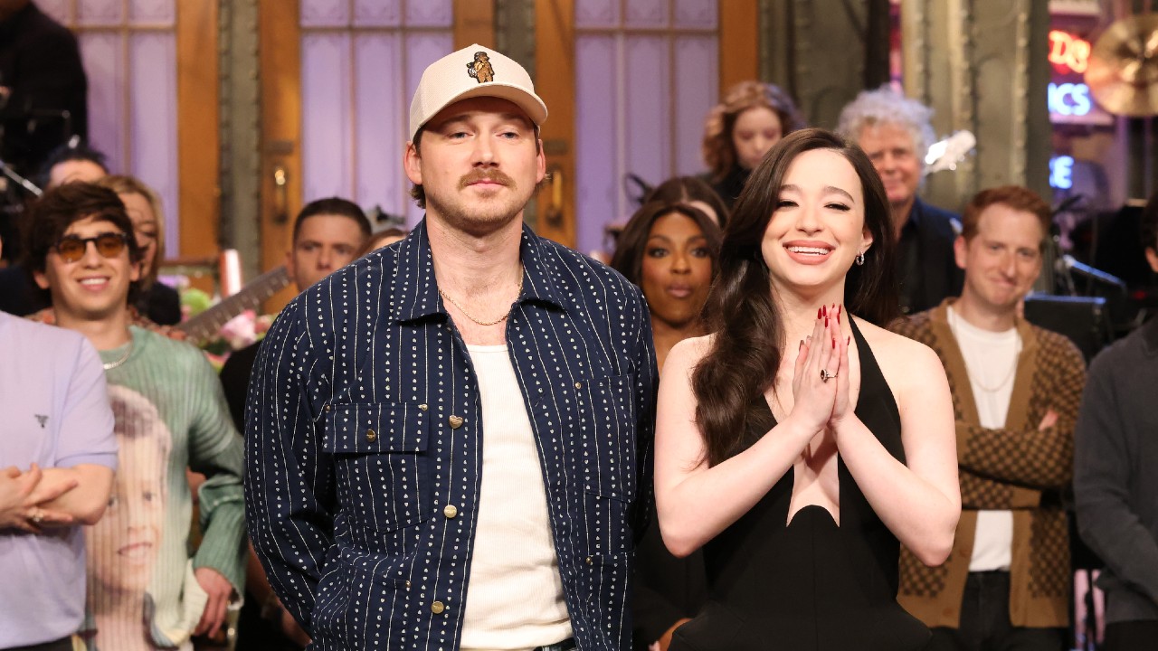 Mikey Madison and Morgan Wallen on SNL