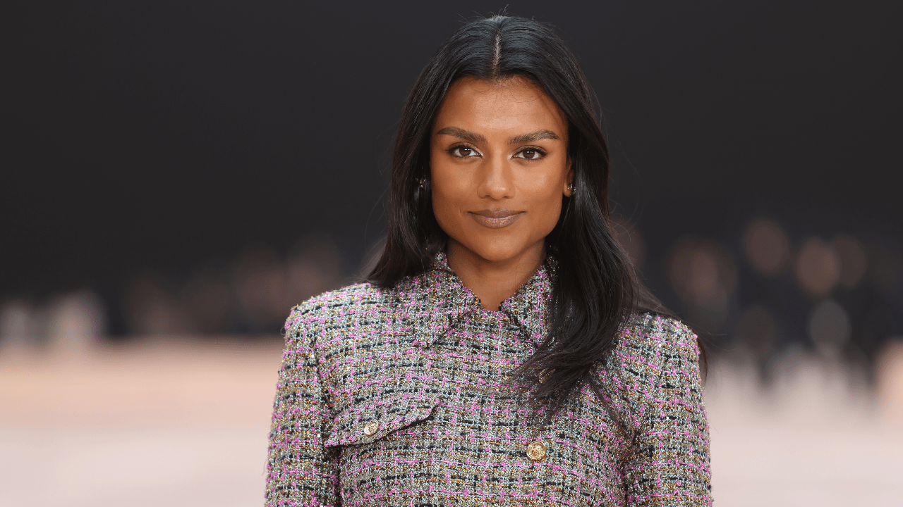 Simone Ashley attends the Chanel Womenswear Fall/Winter 2025-2026 show as part of Paris Fashion Week at Grand Palais on March 11, 2025 in Paris, France.