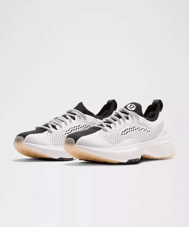 Lululemon Women's Chargefeel 3 Workout Shoe in White/White/Black colorway