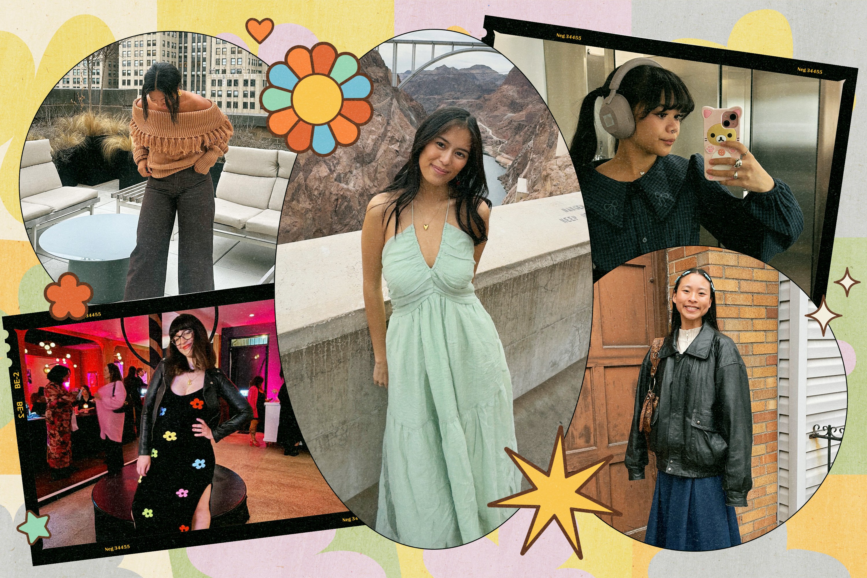 StyleCaster editors Robyn, Gina, Kaili, Kleigh, and Katie wearing clothing pieces from Cider