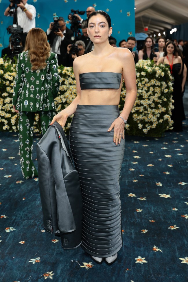 NEW YORK, NEW YORK - MAY 05: Lorde attends the 2025 Met Gala Celebrating "Superfine: Tailoring Black Style" at Metropolitan Museum of Art on May 05, 2025 in New York City.  (Photo by Dimitrios Kambouris/Getty Images for The Met Museum/Vogue)
