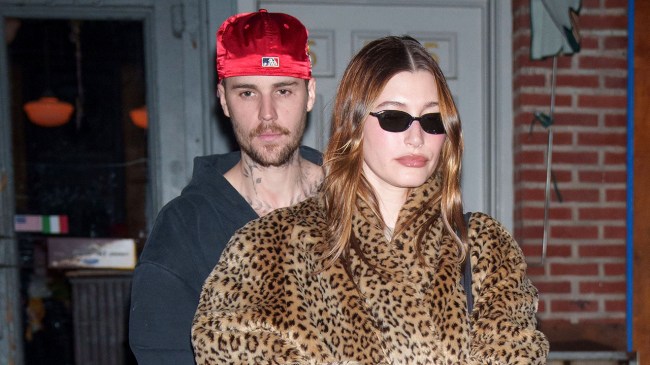 NEW YORK, NY - FEBRUARY 06:  Justin Bieber and Hailey Bieber are seen on February 06, 2025 in New York City.