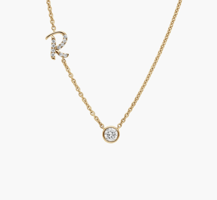 Blue Nile Initial Necklaces Are Stunning