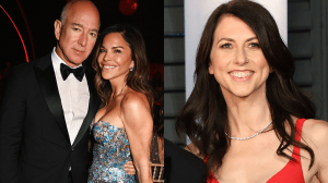 Jeff Bezos, Lauren Sanchez, MacKenzie Scott