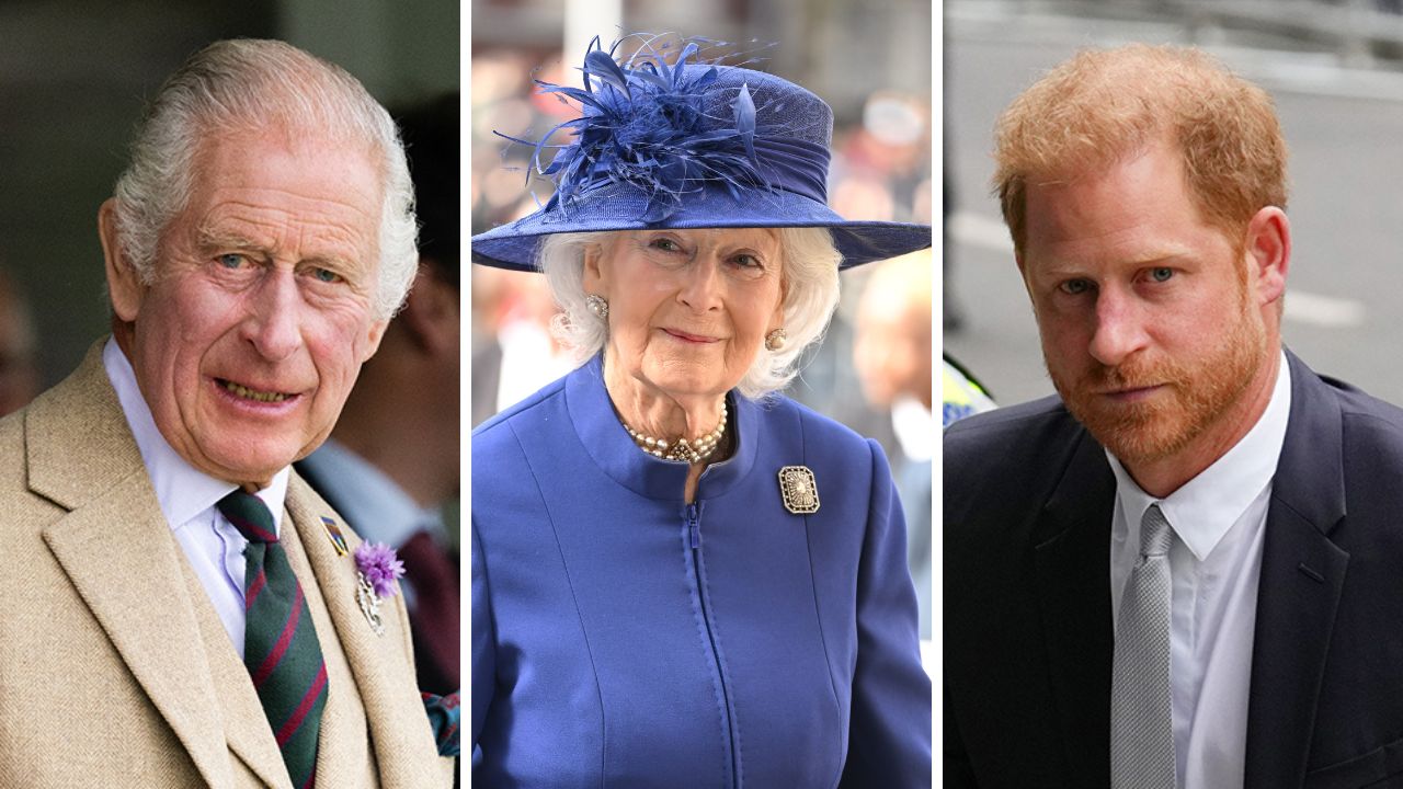 Princess Alexandra, Prince Harry, King Charles