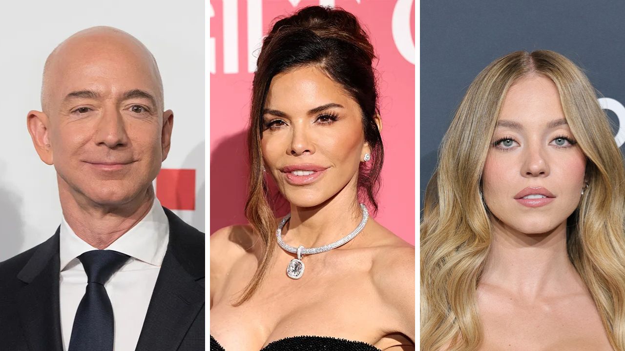 Jeff Bezos, Lauren Sanchez, Sydney Sweeney