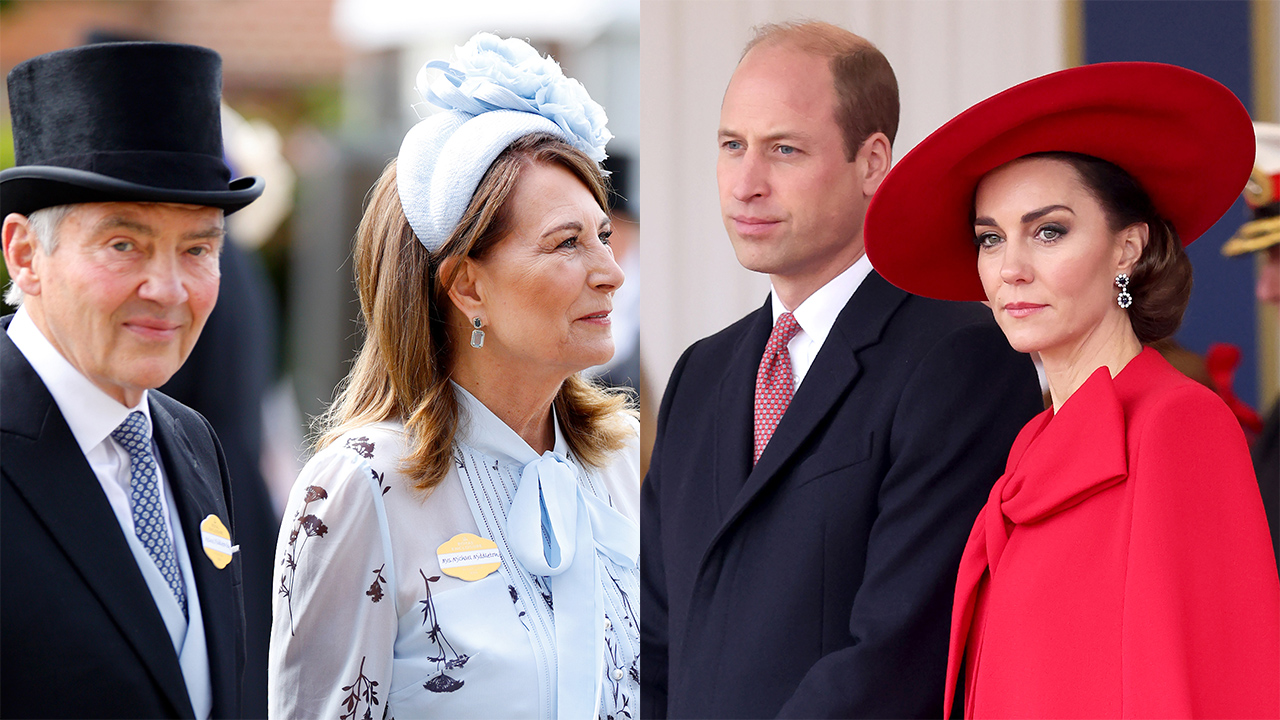 Michael, Carole, Prince William, Kate Middleton