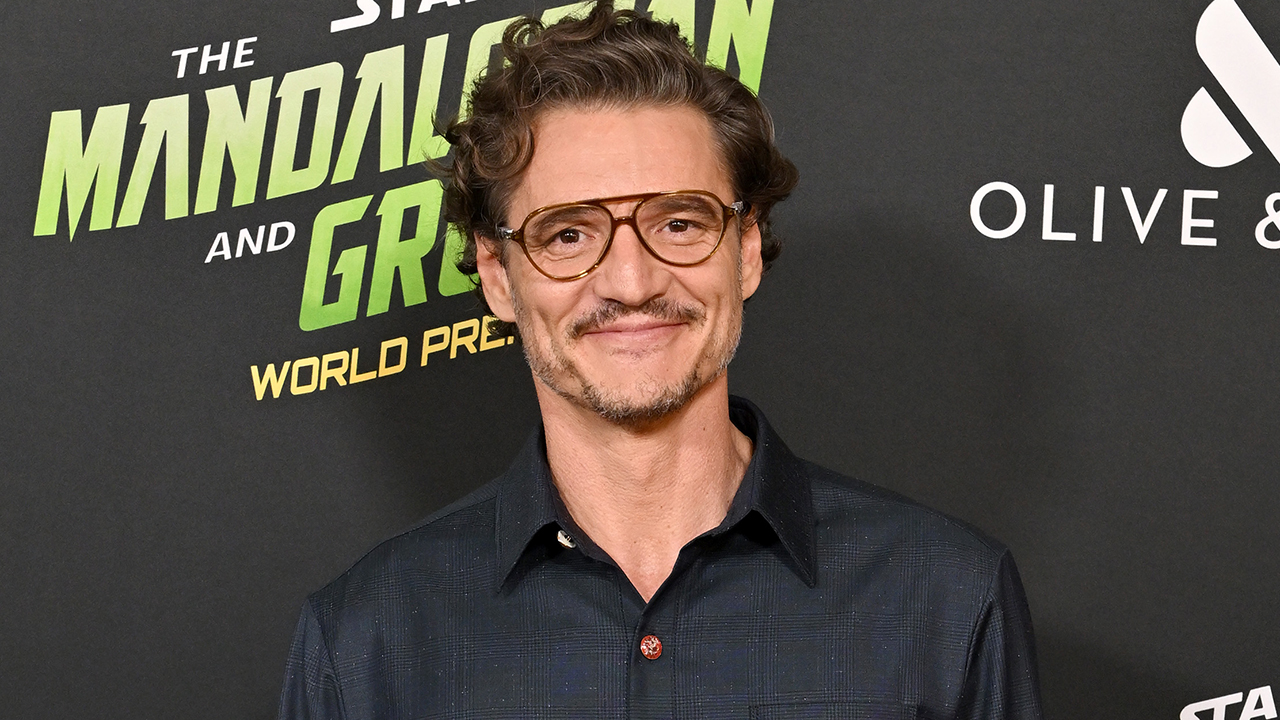 HOLLYWOOD, CALIFORNIA - MAY 14: Pedro Pascal attends the Premiere of Disney's "Star Wars: The Mandalorian and Grogu" at TCL Chinese Theatre on May 14, 2026 in Hollywood, California.