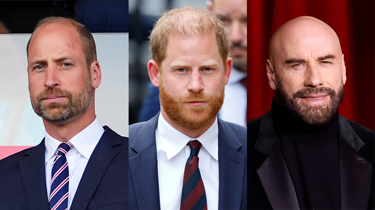 Prince William, Prince Harry, John Travolta