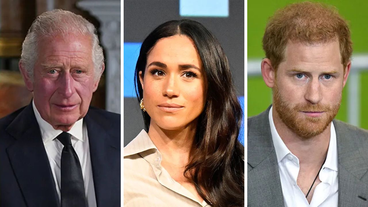 King Charles, Meghan Markle and Prince Harry