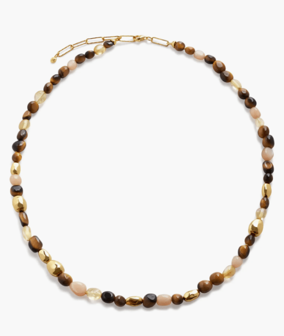 Monica Vinader Beaded Stone Necklace