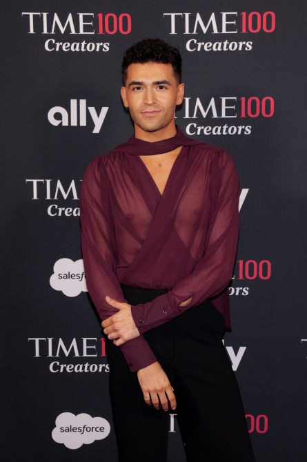 NEW YORK, NEW YORK - JULY 10: Ezra Sosa attends the 2025 TIME100 Creators Launch Party at Gansevoort Rooftop on July 10, 2025 in New York City.