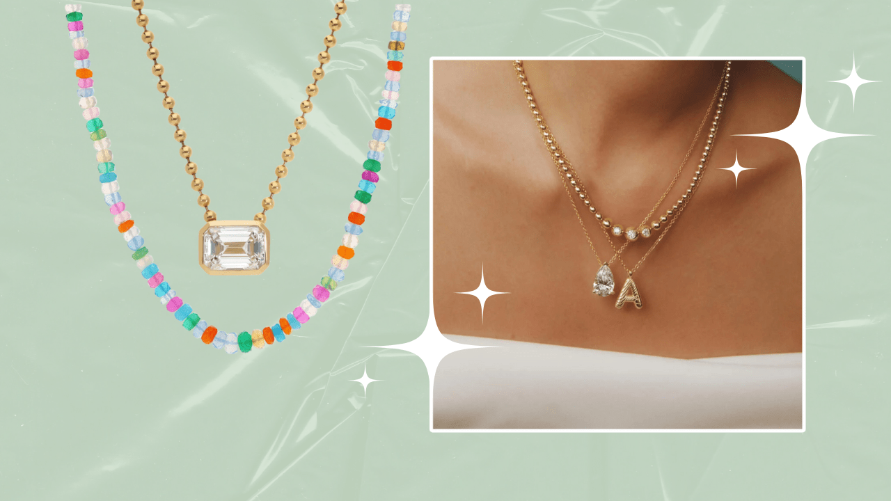 How to layer necklaces