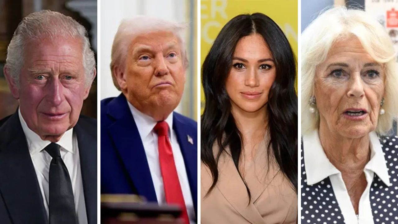 King Charles, President Trump, Meghan Markle, Queen Camilla