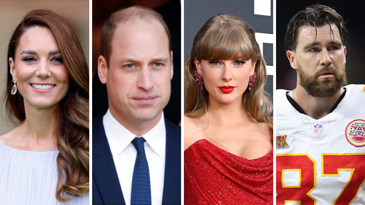 Kate Middleton, Prince William, Taylor Swift and Travis Kelce