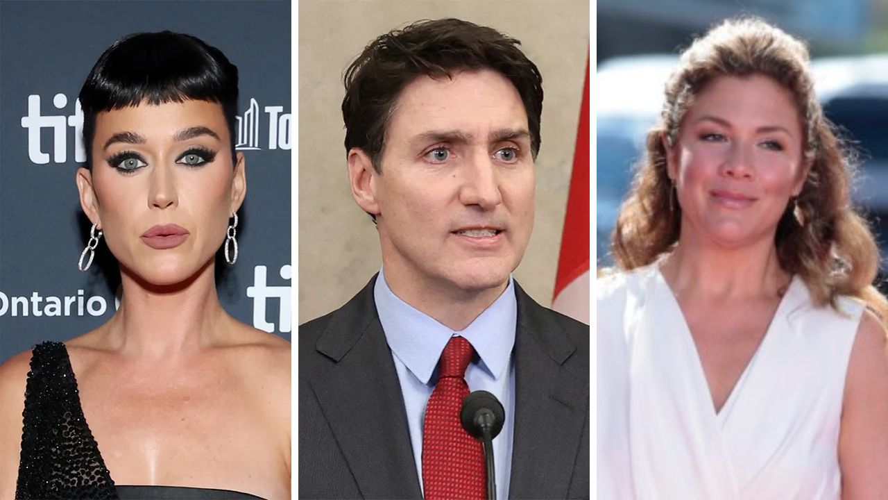 Katy Perry, Justin Trudeau, Sophie Gregoire