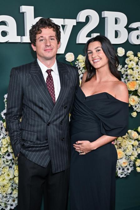 Charlie Puth and Brooke Sansone at the 2025 Baby2Baby Gala on November 08, 2025 in Los Angeles, California.