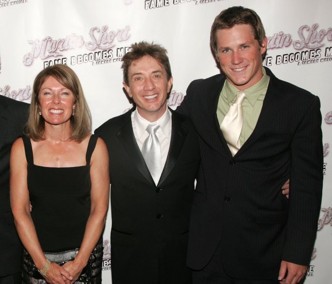 NEW YORK - AUGUST 17:  (L-R) Katherine Short, Henry Short, Nancy Short, Martin Short and Oliver Short attend the after party for the opening night of "Martin Short: Fame Becomes Me" at Tavern on the Green on August 17, 2006 in New York City.