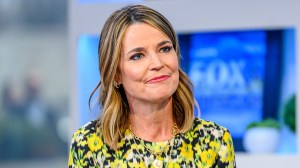 NEW YORK, NEW YORK - FEBRUARY 27: Savannah Guthrie visits "Fox & Friends" to discuss her new book "Mostly What God Does: Reflections on Seeking and Finding His Love Everywhere" at Fox News Channel Studios on February 27, 2024 in New York City.