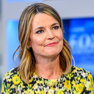 NEW YORK, NEW YORK - FEBRUARY 27: Savannah Guthrie visits "Fox & Friends" to discuss her new book "Mostly What God Does: Reflections on Seeking and Finding His Love Everywhere" at Fox News Channel Studios on February 27, 2024 in New York City.
