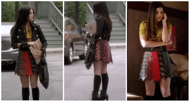 Aria on Pretty Little Liars