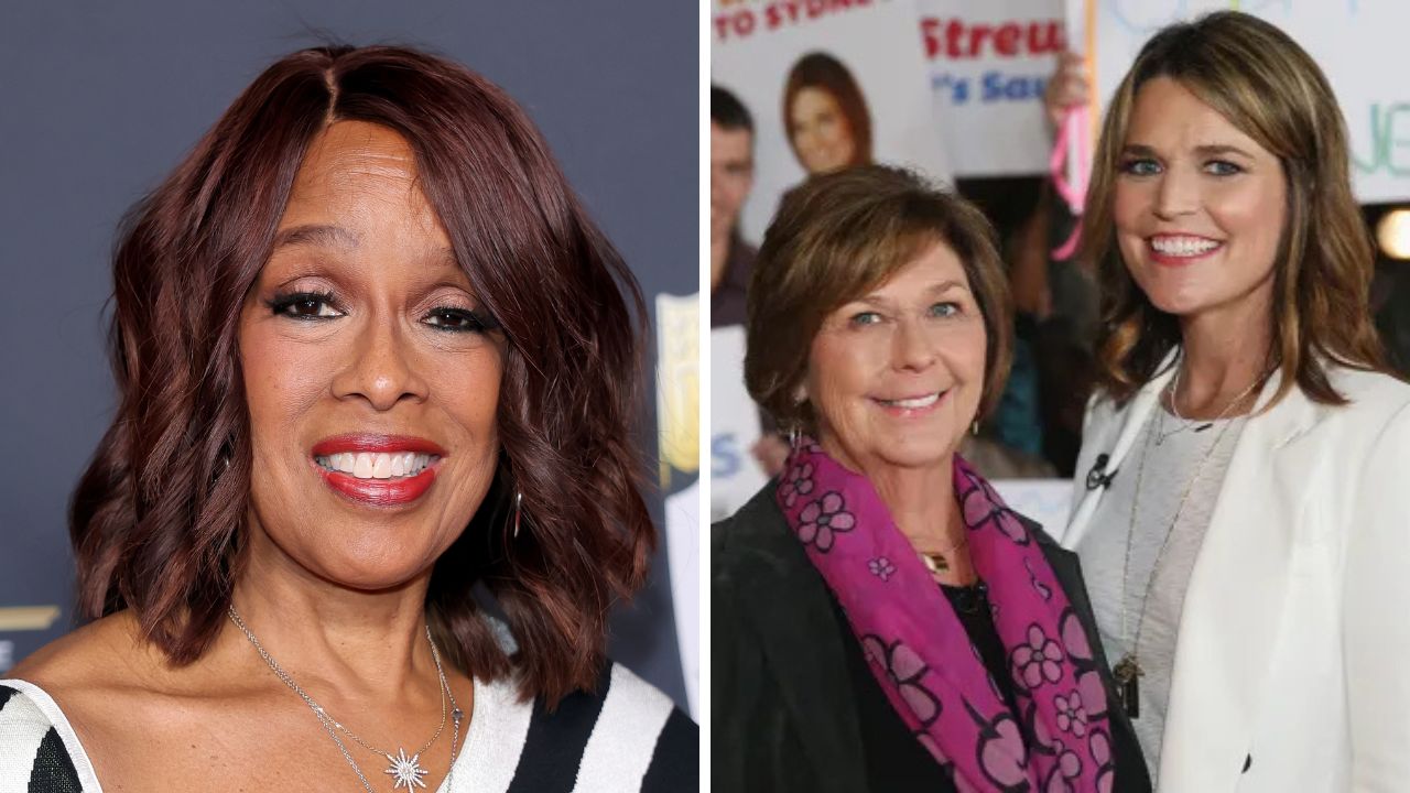 Gayle King and Savannah Guthrie and mom Nancy