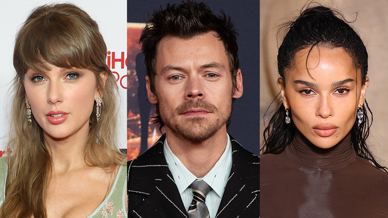 Taylor Swift, Harry Styles, and Zoë Kravitz.
